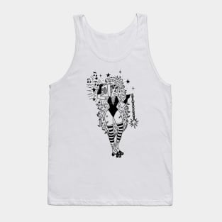 Roller Queen - B&W Tank Top